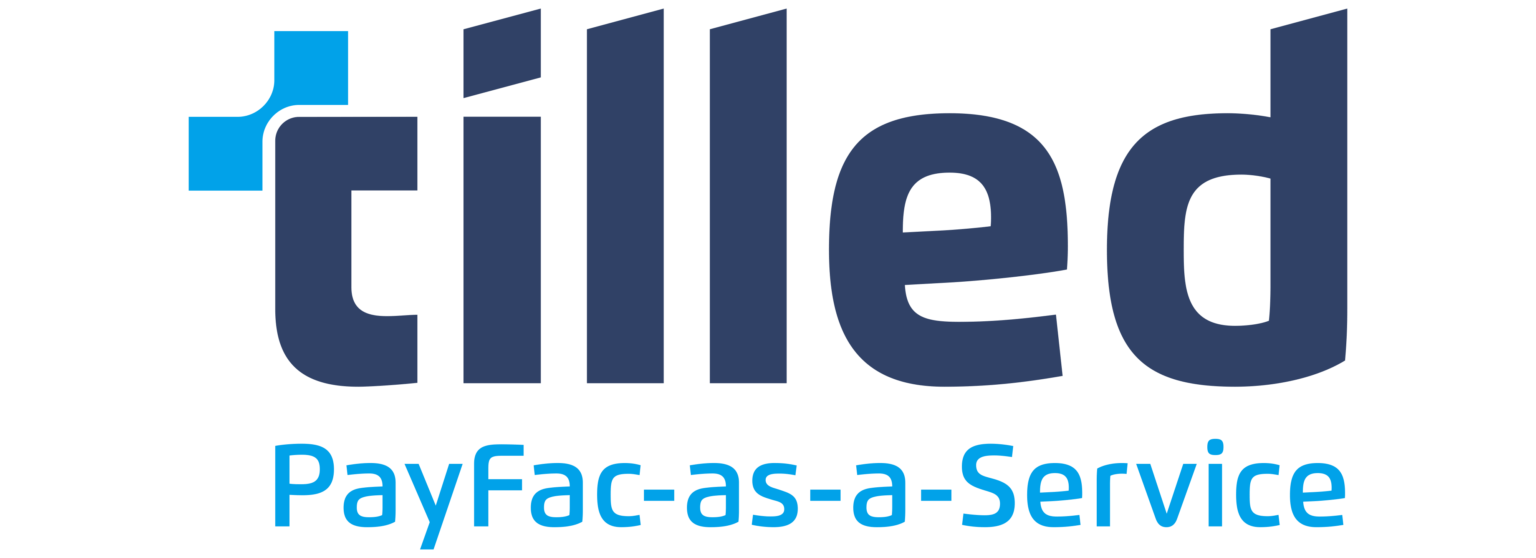 A logo for a company called tilled payfac-as-a-service
