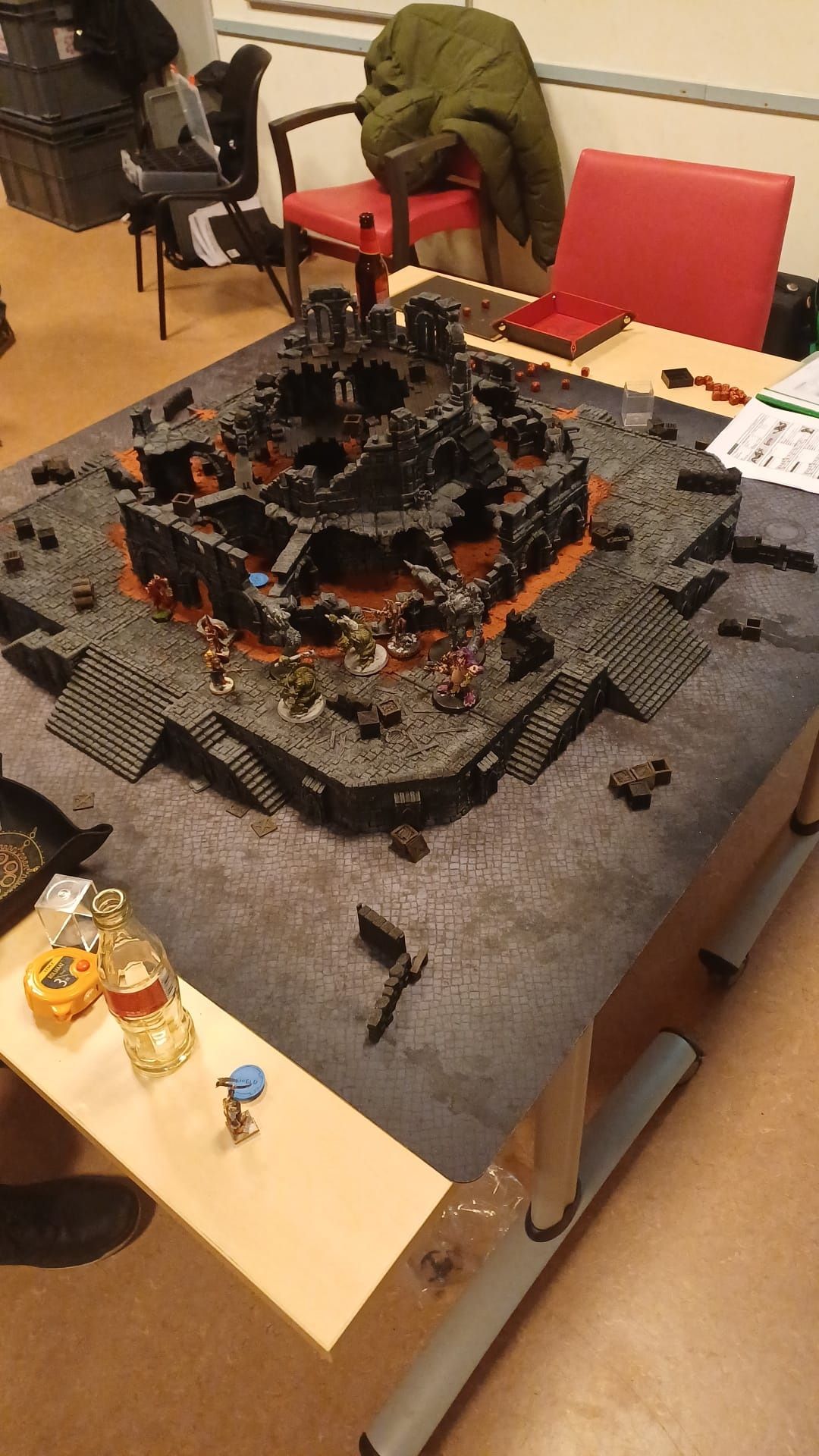 Detail foto van Mordheim terrein