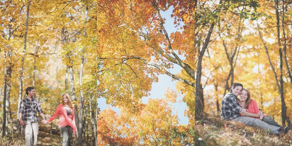 Bride and groom under umbrella, backlit by light. Mountain backdrop in dark, black and white photo.