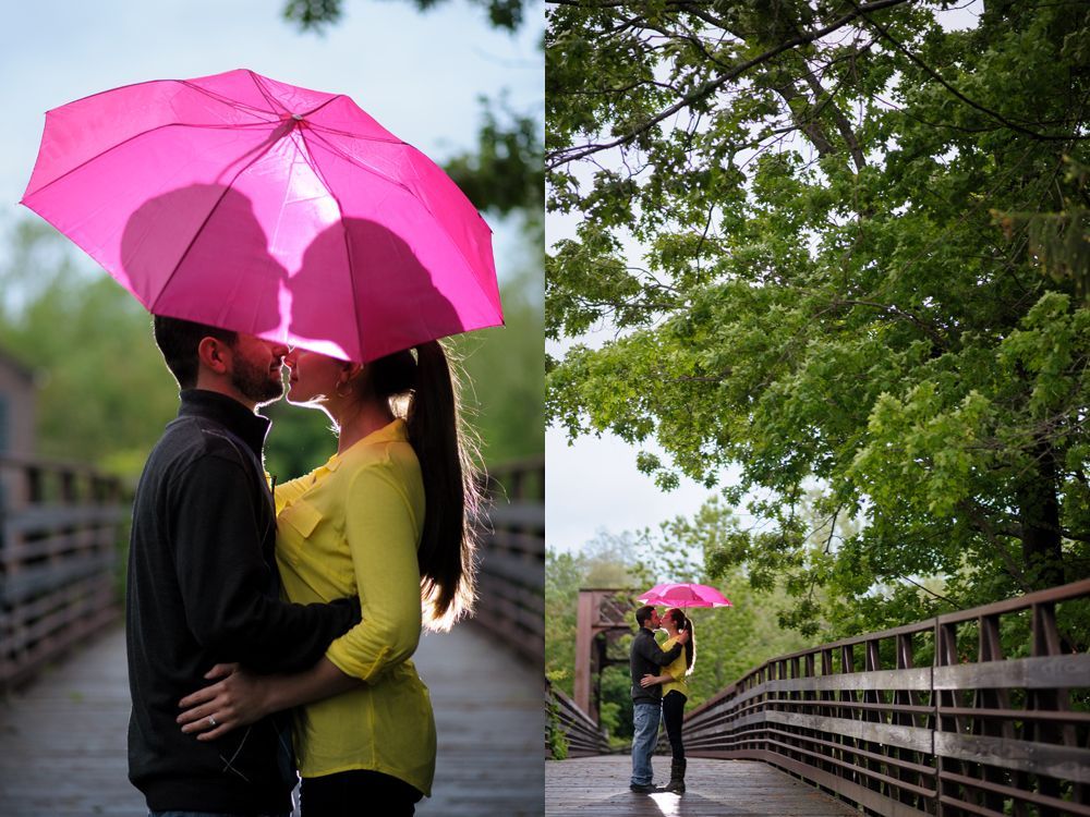 Wedding ceremony: couple at the altar, guests watching. Outdoor setting.