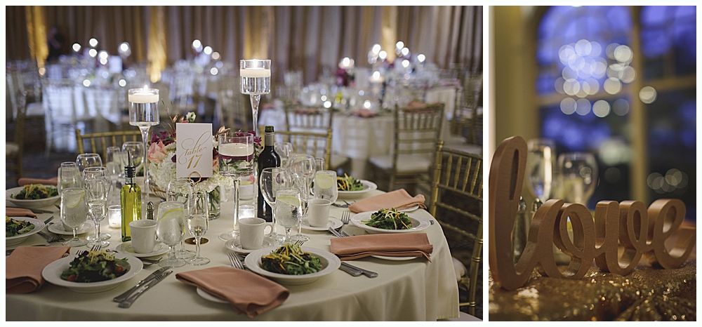 Bride dancing at a wedding reception, other guests visible in dimly lit room.