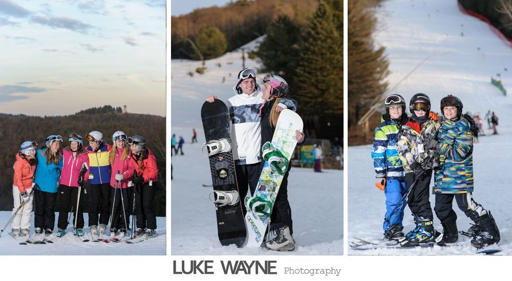 Four-panel photo of a couple at a bar. They pose with a whiskey bottle, with varying expressions: happy, playful, and drinking.