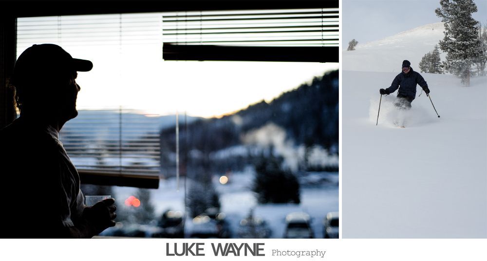 Wedding triptych: Bride and groom with purple accents, posing on a city street and doorway, smiling.