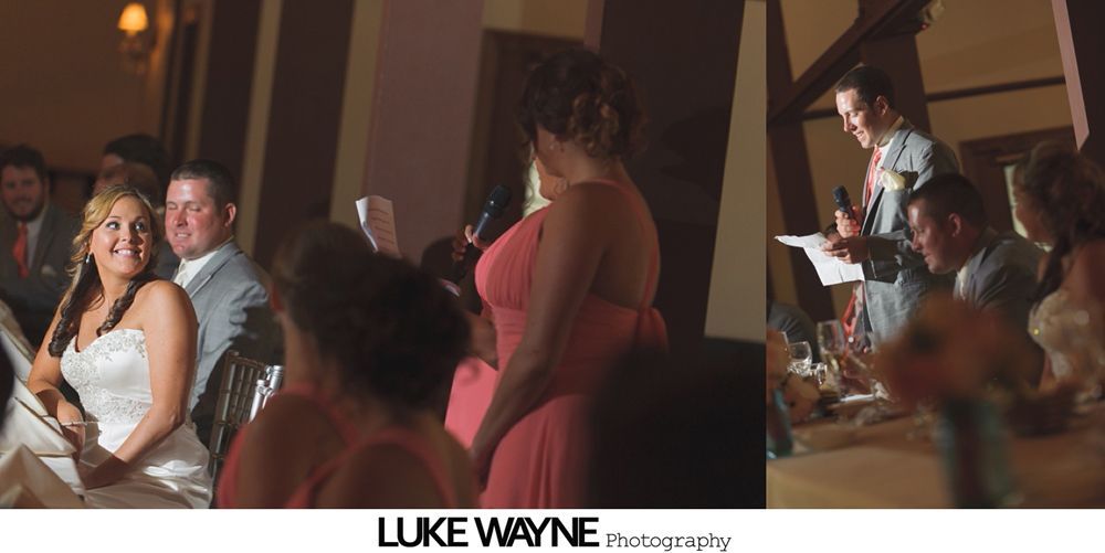 Three couples posing outdoors; men in suits, women in dresses; smiling, natural lighting.