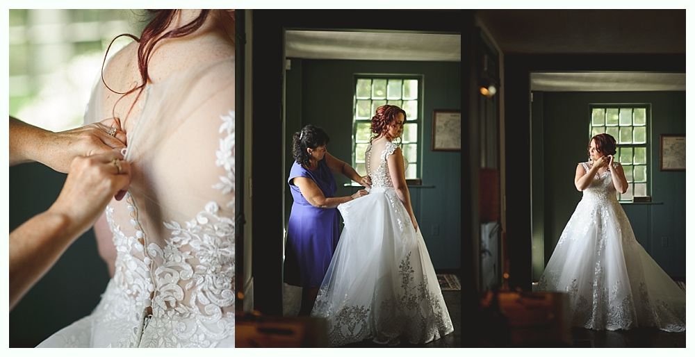 Two black and white photos: couple kissing under an umbrella; couple walking arm-in-arm down a path under an umbrella.