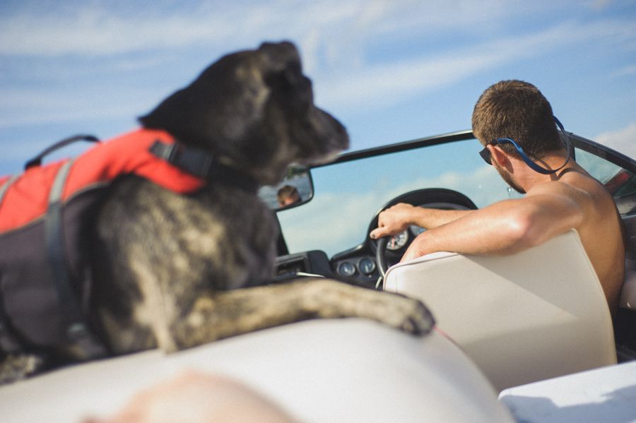 Man in suit stands in hotel hallway, smiling.