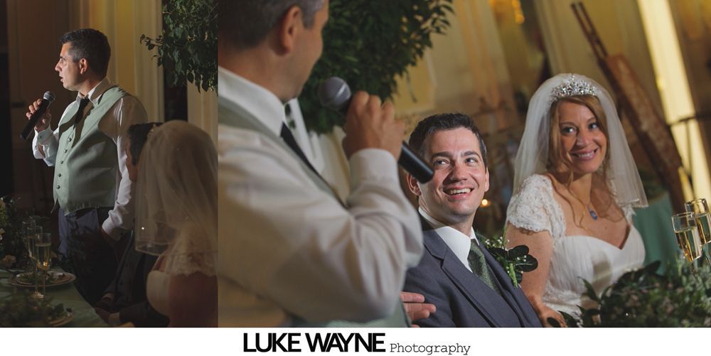 Wedding reception with dancing; bride in a white gown and guests in colorful dresses on a dance floor.