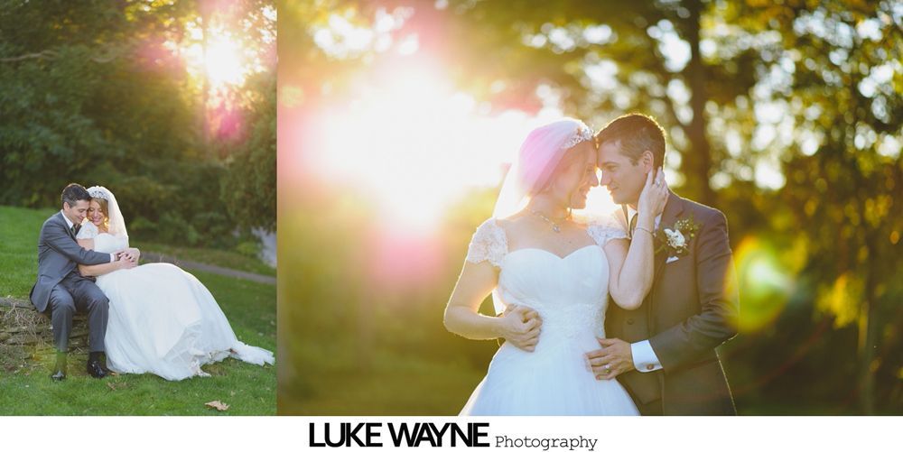 Wedding reception with dancing; bride in a white gown and guests in colorful dresses on a dance floor.