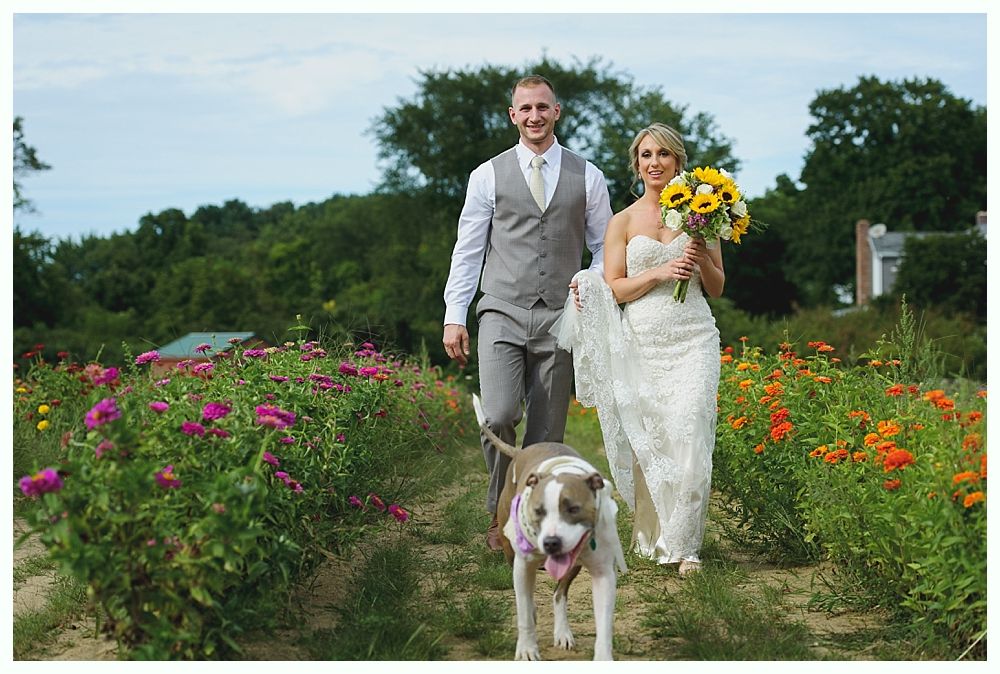 Boy in suit with hands in pockets stands before five men in suits, all on grassy ground.
