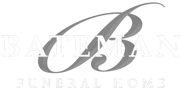 A black and white logo for a funeral home.
