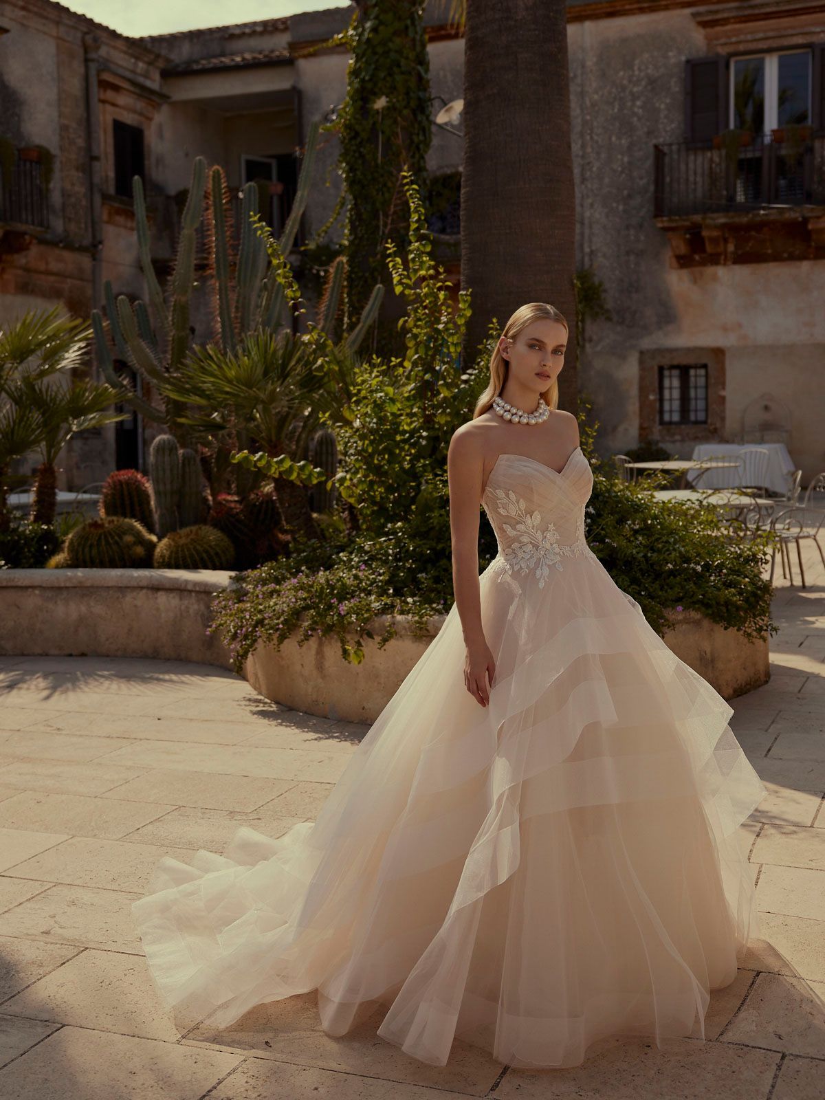 abito lungo sposa Freddie Roma Modeca