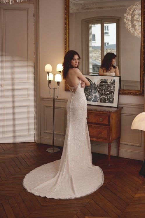 abito da sposa Vivienne di Justin Alexander Atelier Gioia Roma