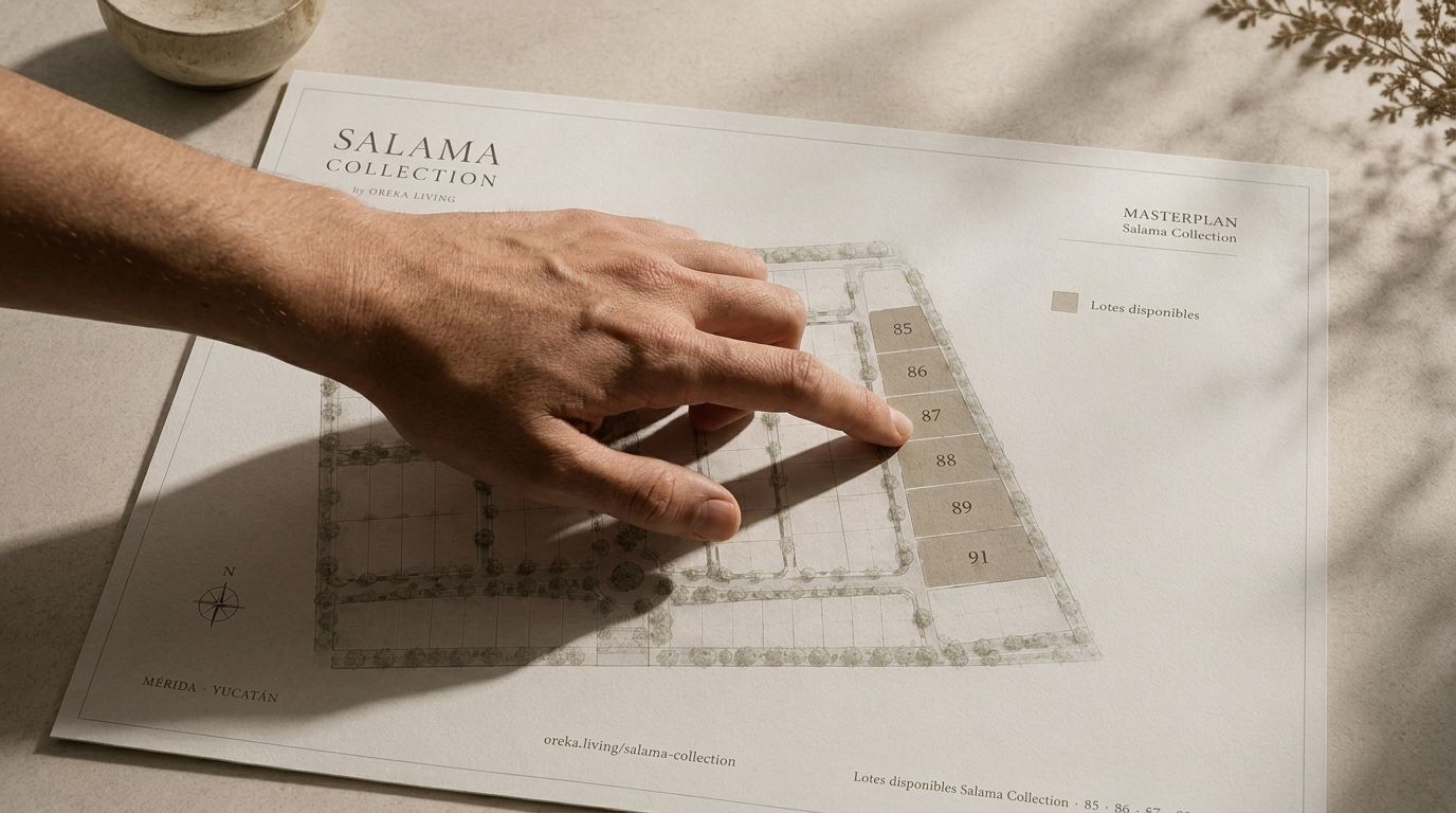 Masterplan de Salama Premium Living con lotes autorizados de Salama Collection