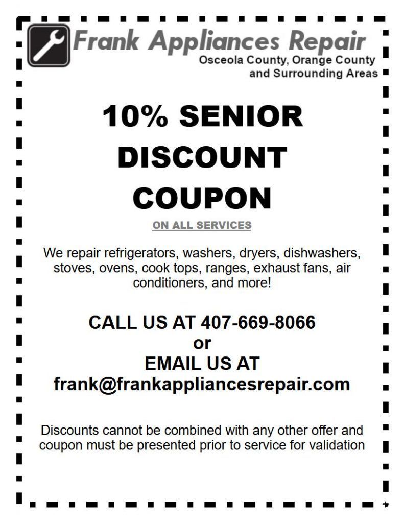 Senior discount coupon