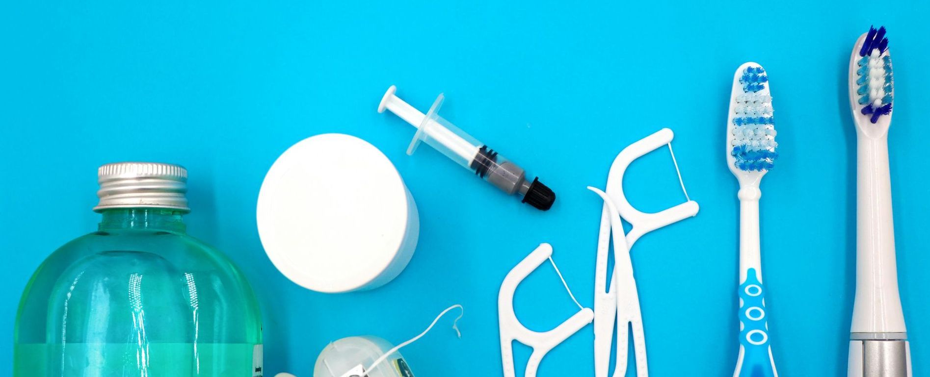 Toothbrush, floss and dental instruments
