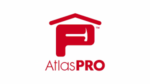 Red AtlasPRO logo: a house shape above the letter 