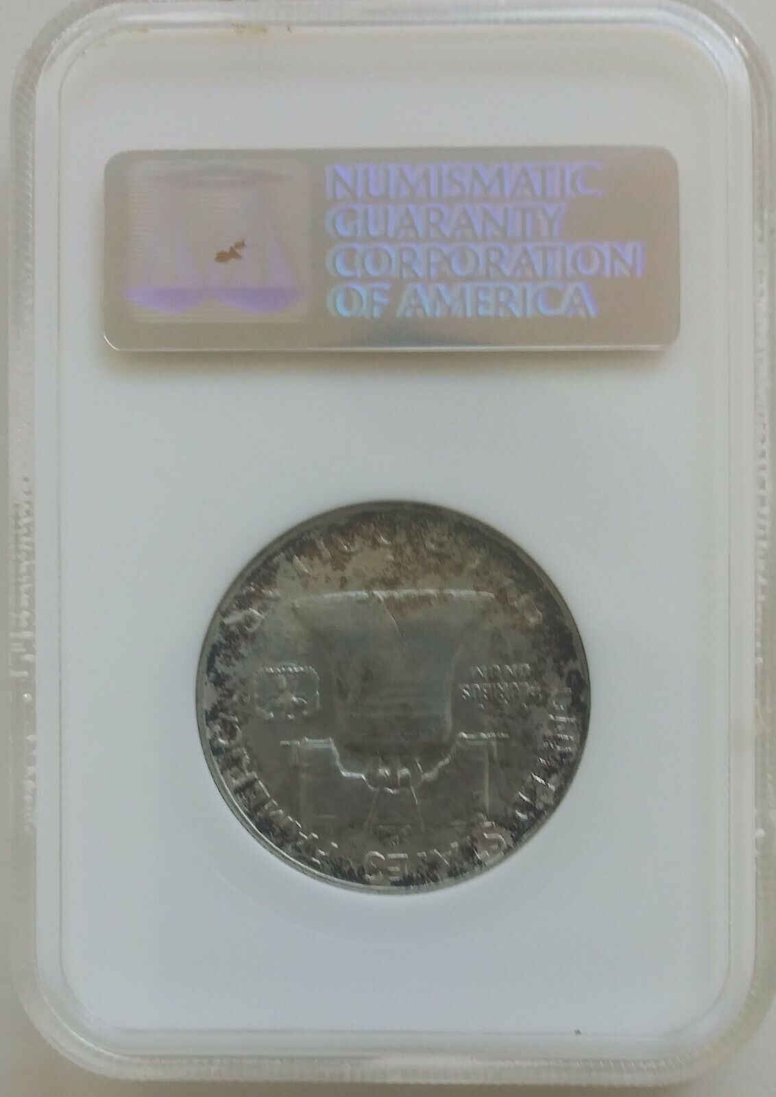 1957 D MS66 Franklin Half Dollar graded by NGC