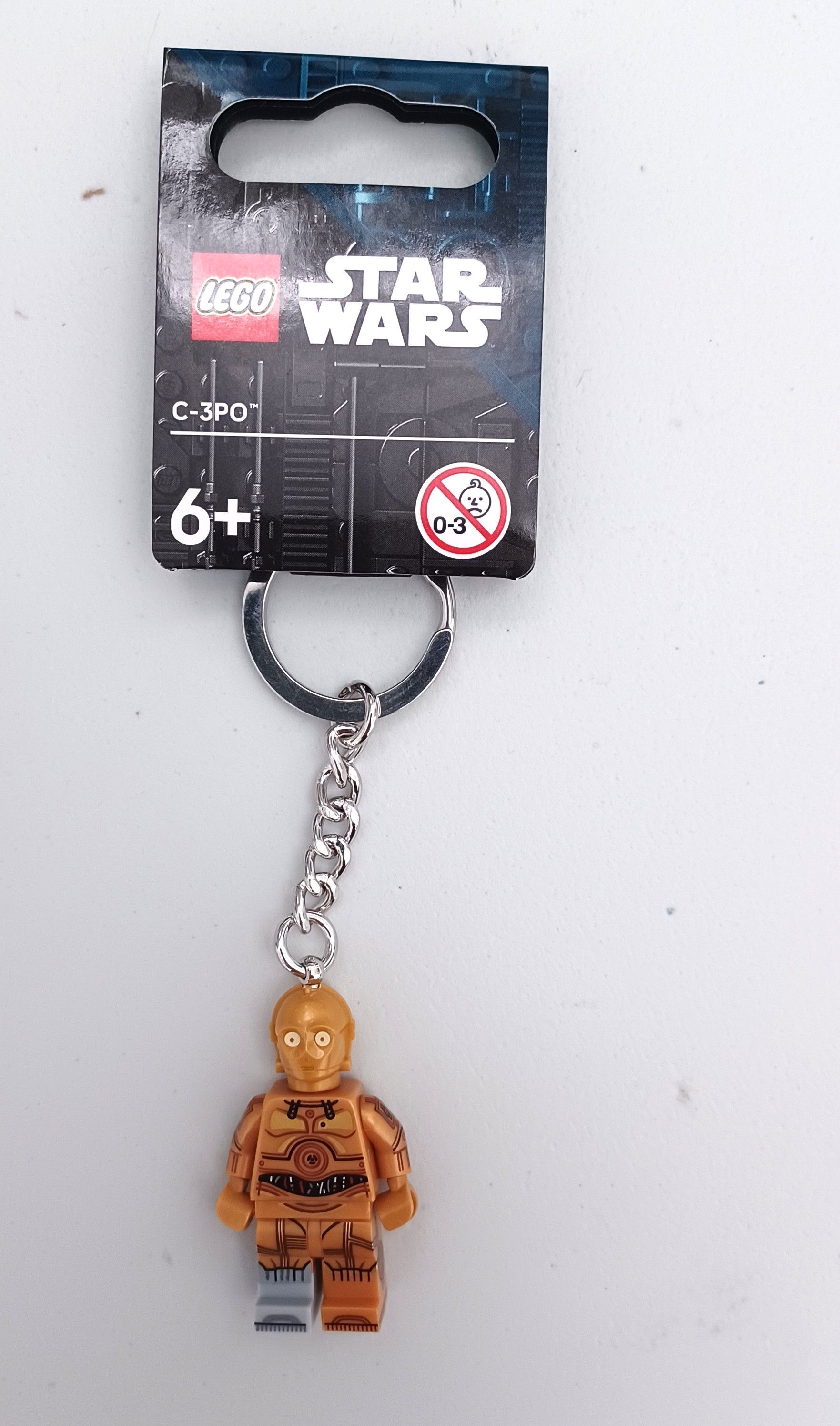 Lego C-P3O StarWars Keychain NEW 854313