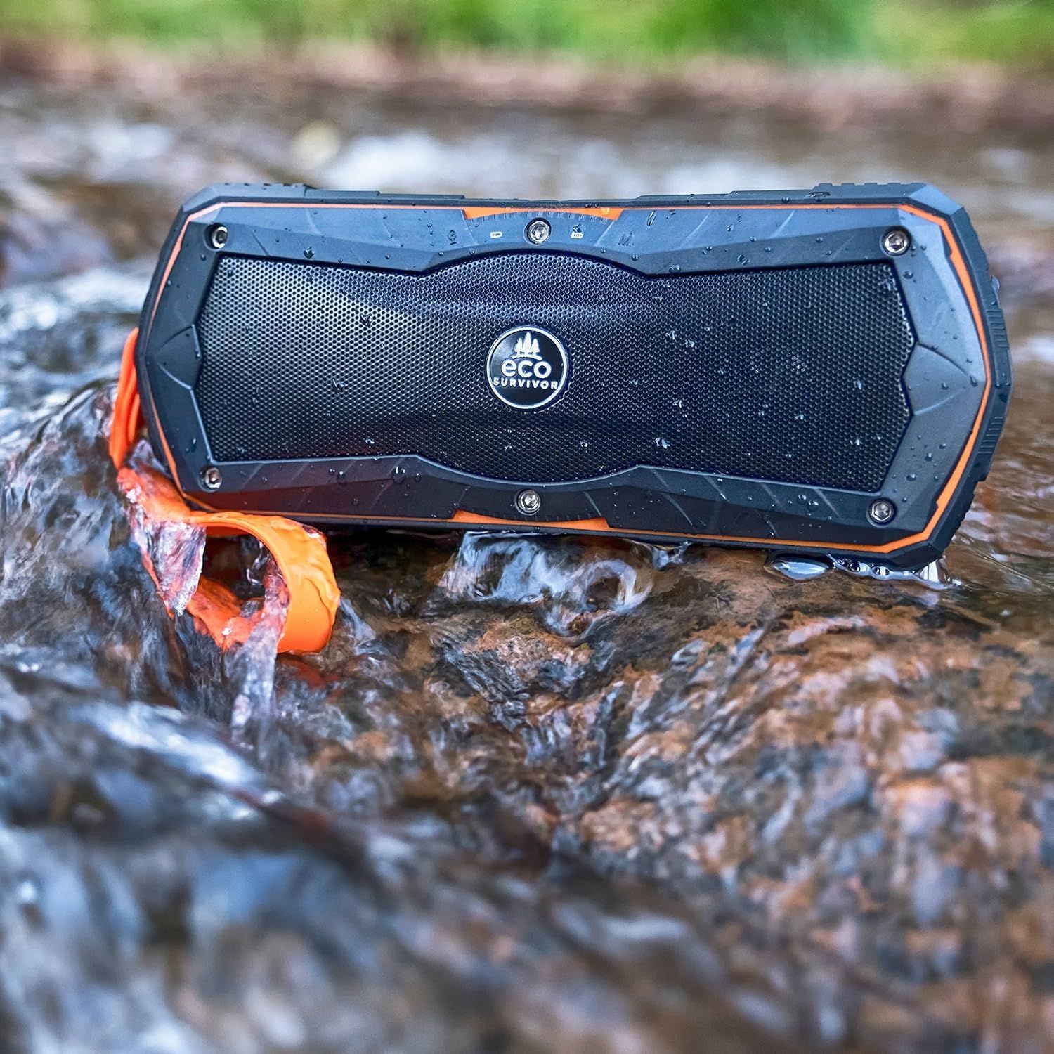 Eco Survivor Waterproof  Wireless Bluetooth Speaker Built in Battery Backup