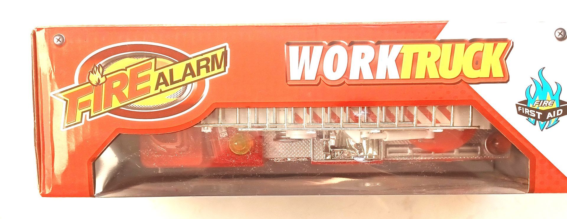 Fire Alarm Work Truck with Sounds and Lights for Ages 3+