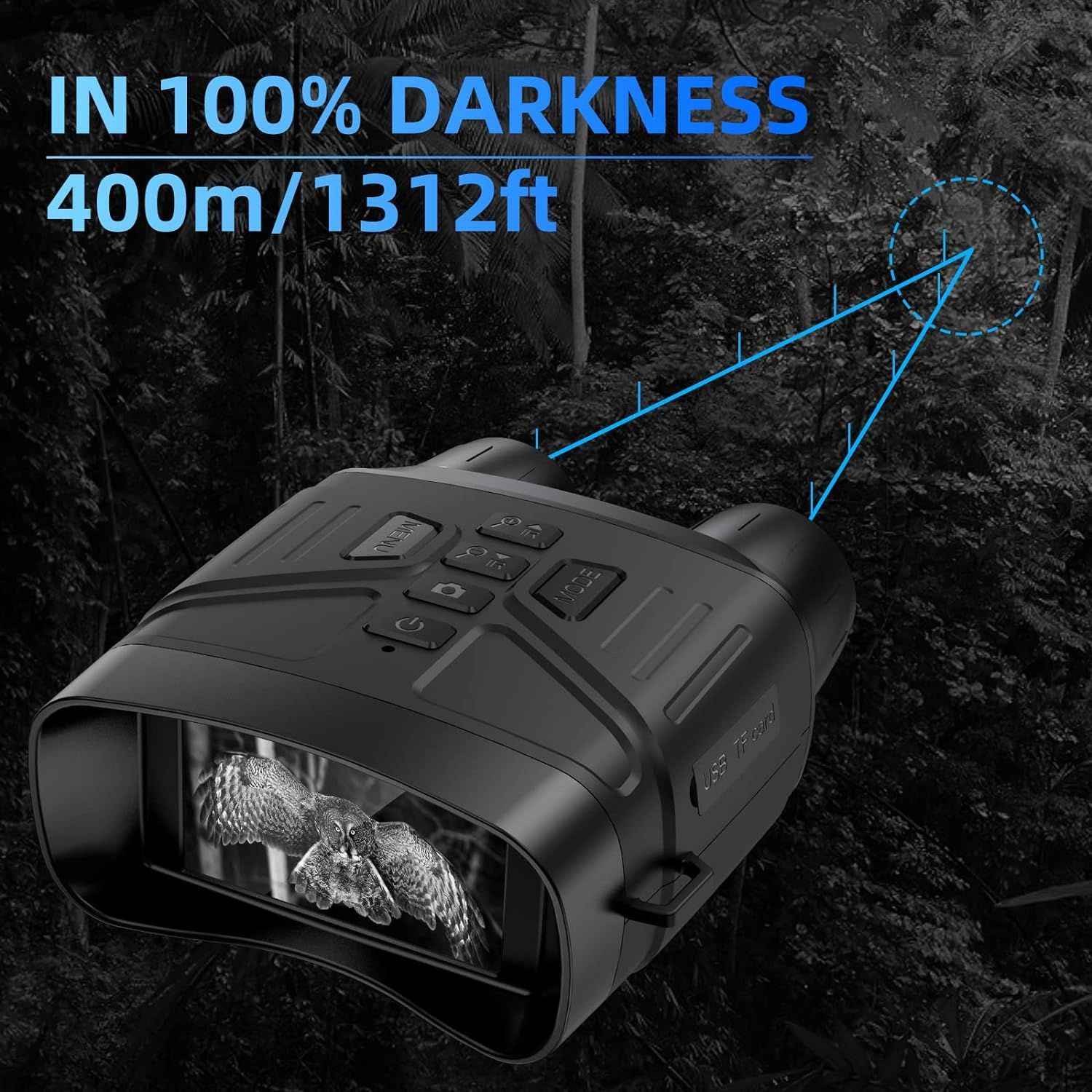 Night Vision Goggles for Hunting, 4K Infrared Night Vision Binoculars