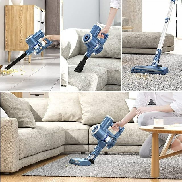 PrettyCare Cordless Lightweight Stick Vacuum Cleaner