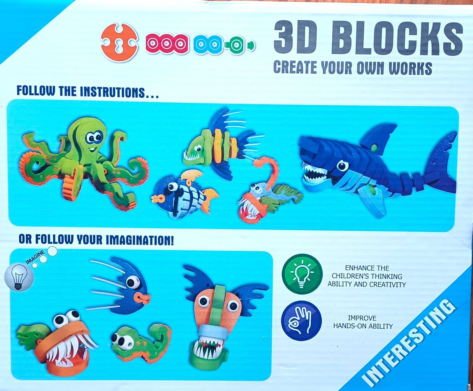 Sen Yan Toys 3D Blocks Sea World for Ages 3+