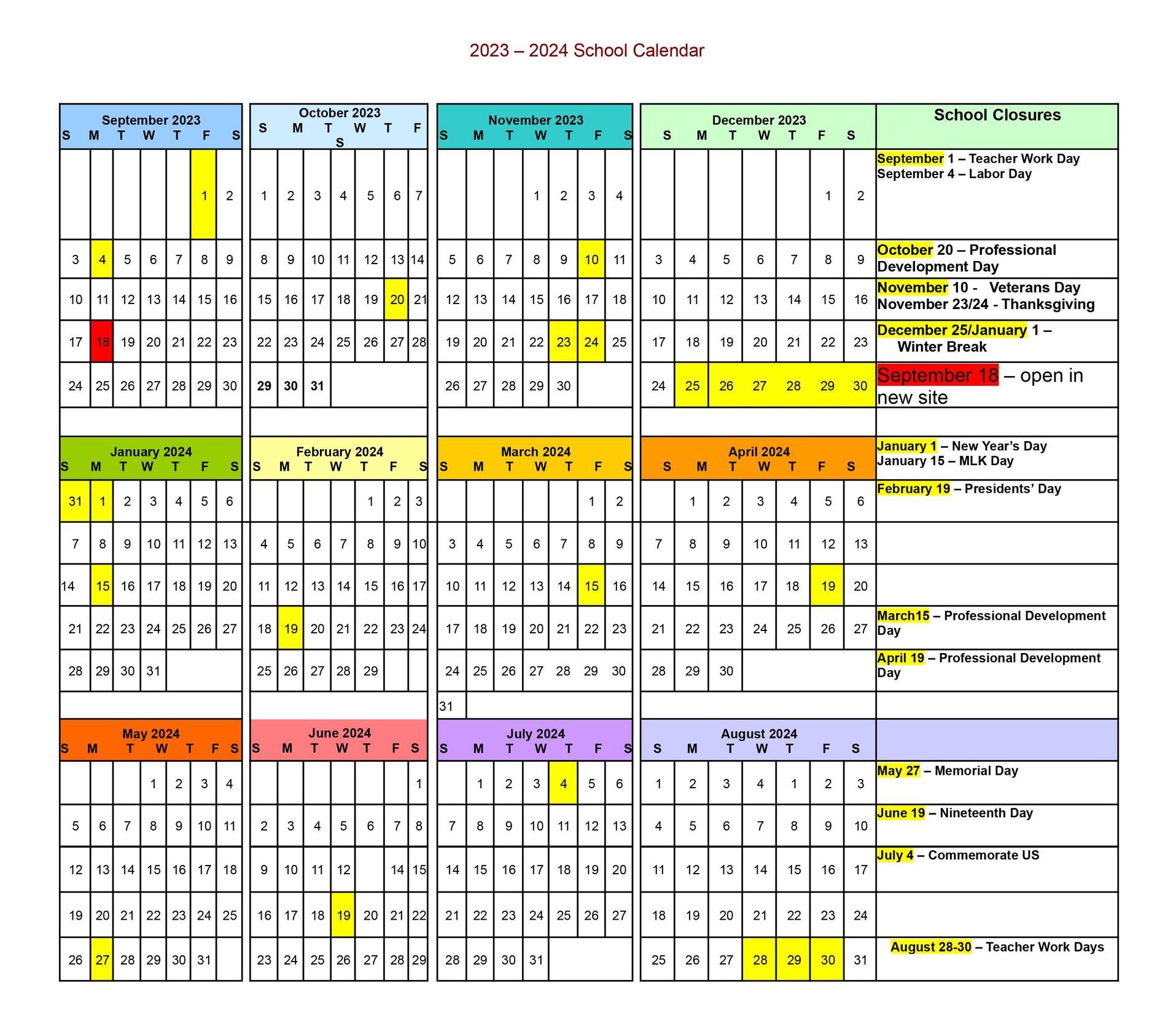 MISB Calendar 2023-2024