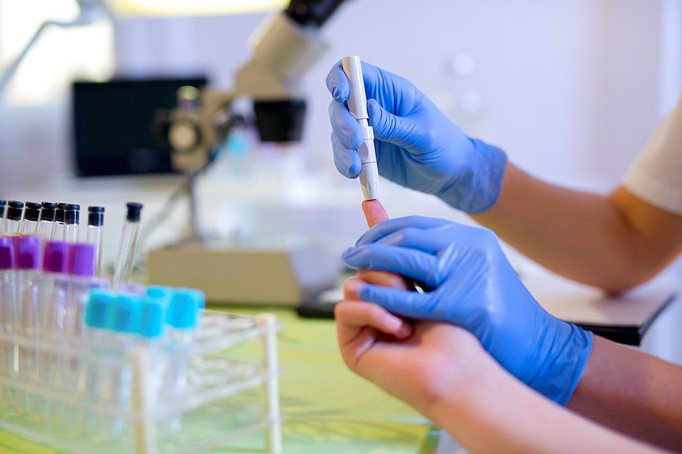 Analisi del sangue presso la farmacia