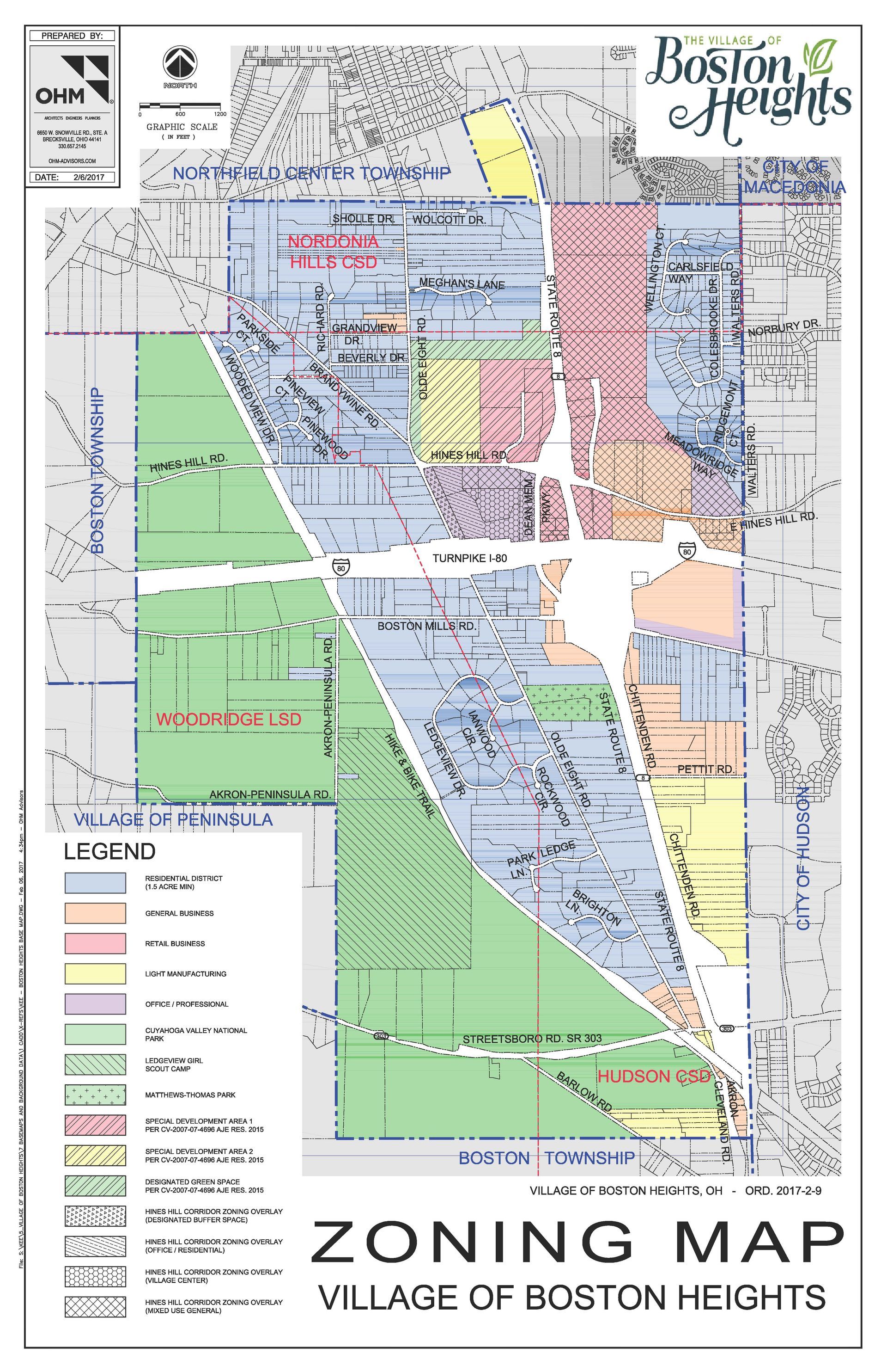 Various Maps | Village of Boston Heights, Ohio