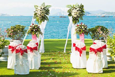 Tropical-Themed Wedding