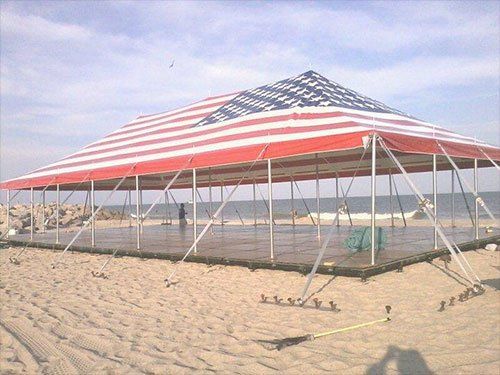 patriotic tent