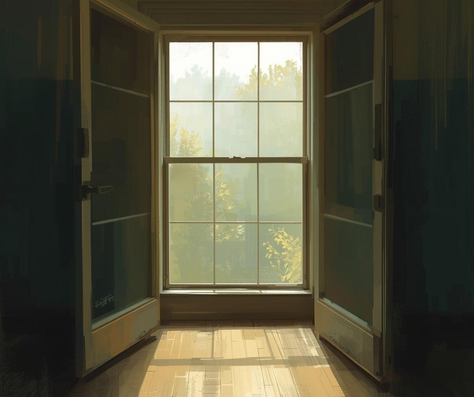 Man with curly gray hair, glasses, and a mustache wearing a button-down shirt and tie.