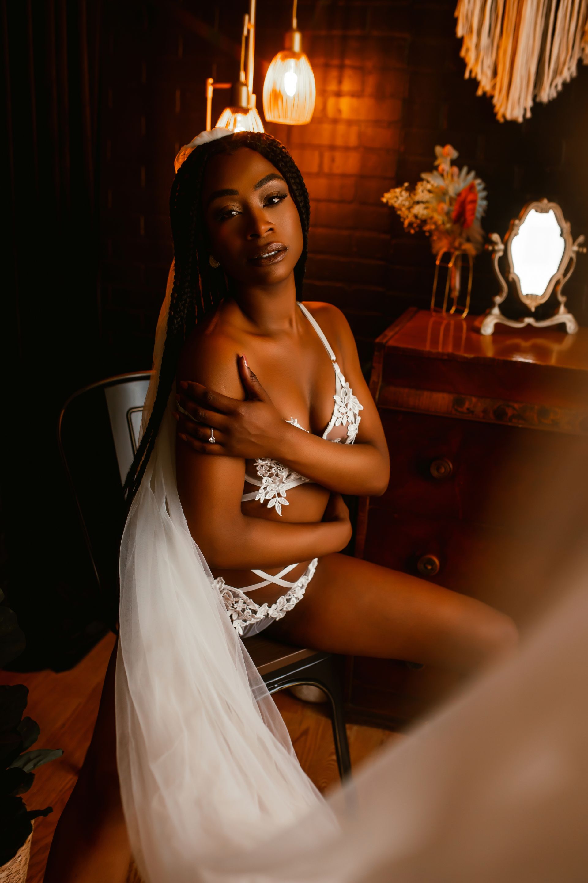 black lingerie plus size curvy girls woman sexy female photography boudoir empowerment black owned empowered sexy