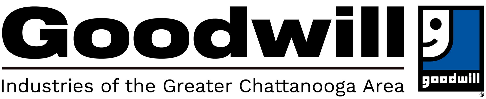 The logo for goodwill industries of the greater chattanooga area