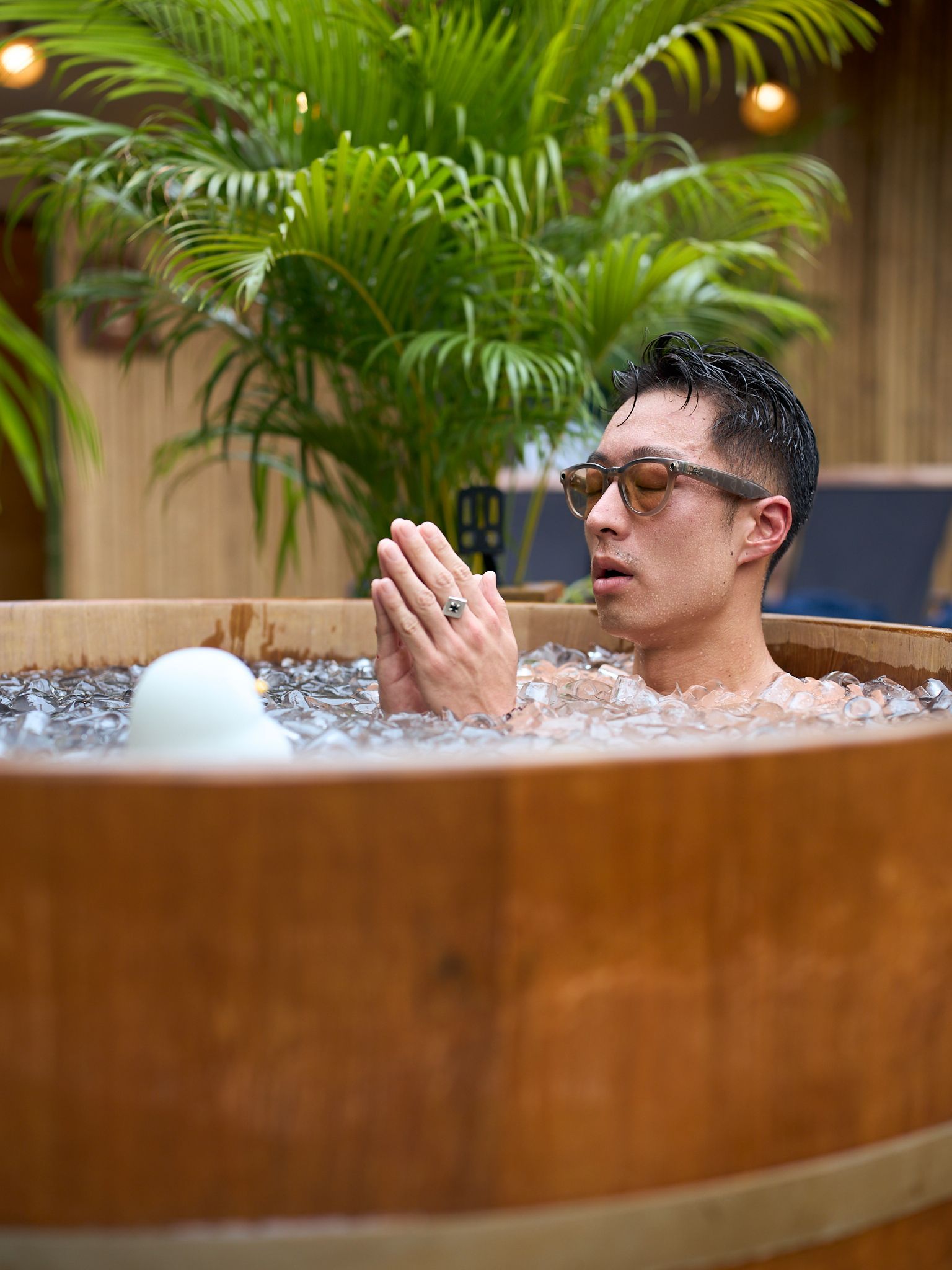 Ice bath in Bangkok at Rechill