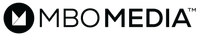 The MBOMEDIA logo, featuring a circular icon with a white M-like geometric shape beside black text on a white background.