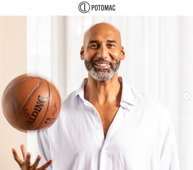 Joseph 'JB' Blair holding a basketball