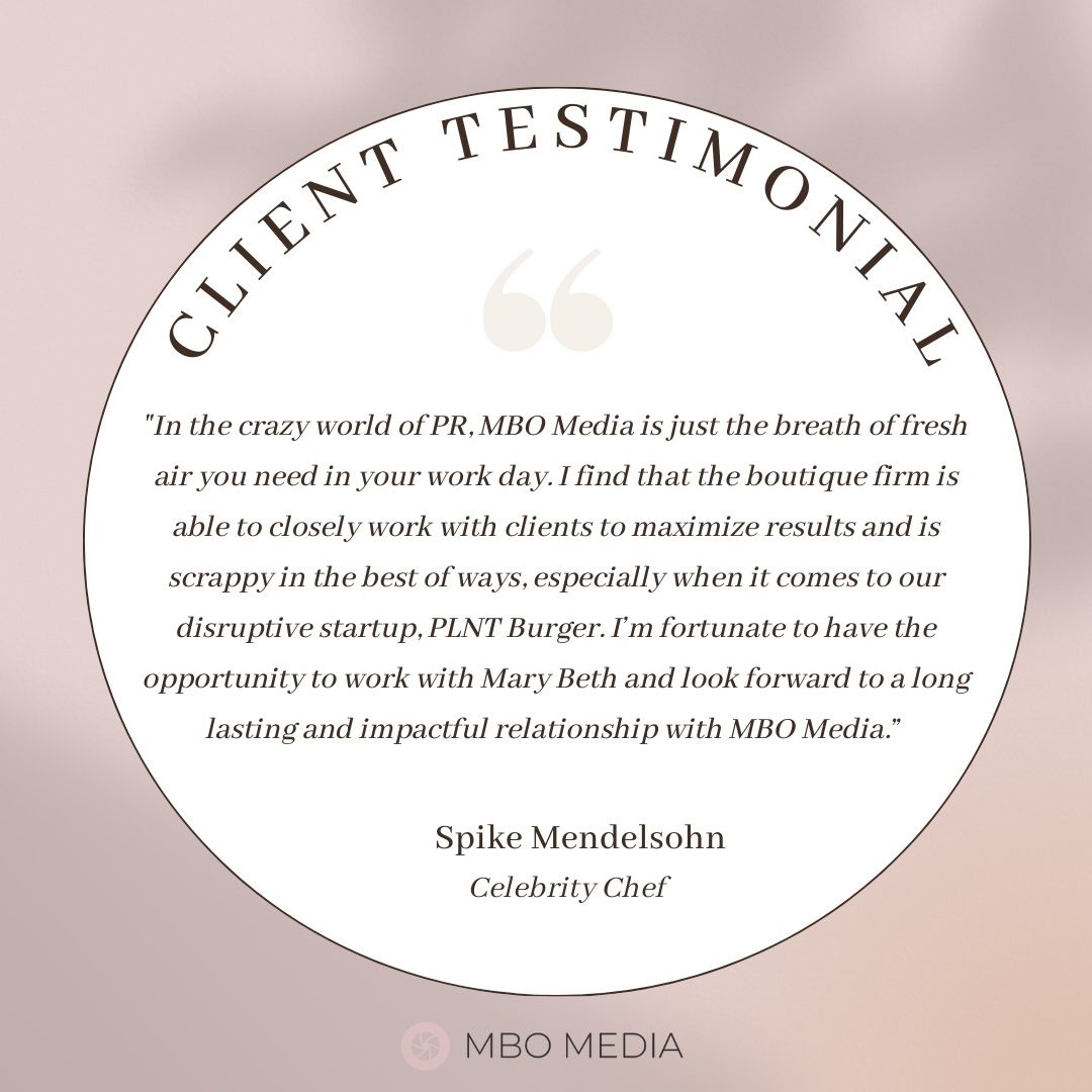 Chef Spike Mendelsohn Testimonial 