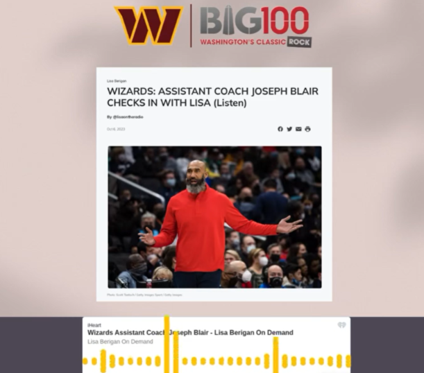 Joseph Blair interviewed on 100.3 FM