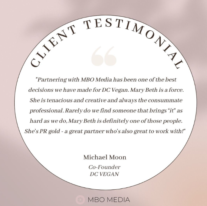 Michael Moon Testimonial (DC Vegan)