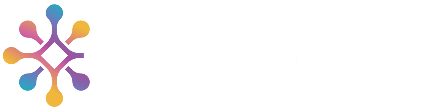 A colorful logo on a white background.