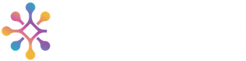 A colorful logo on a white background.