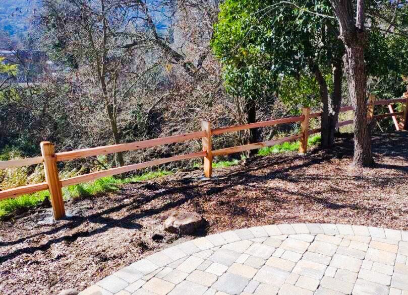 redwood fencing