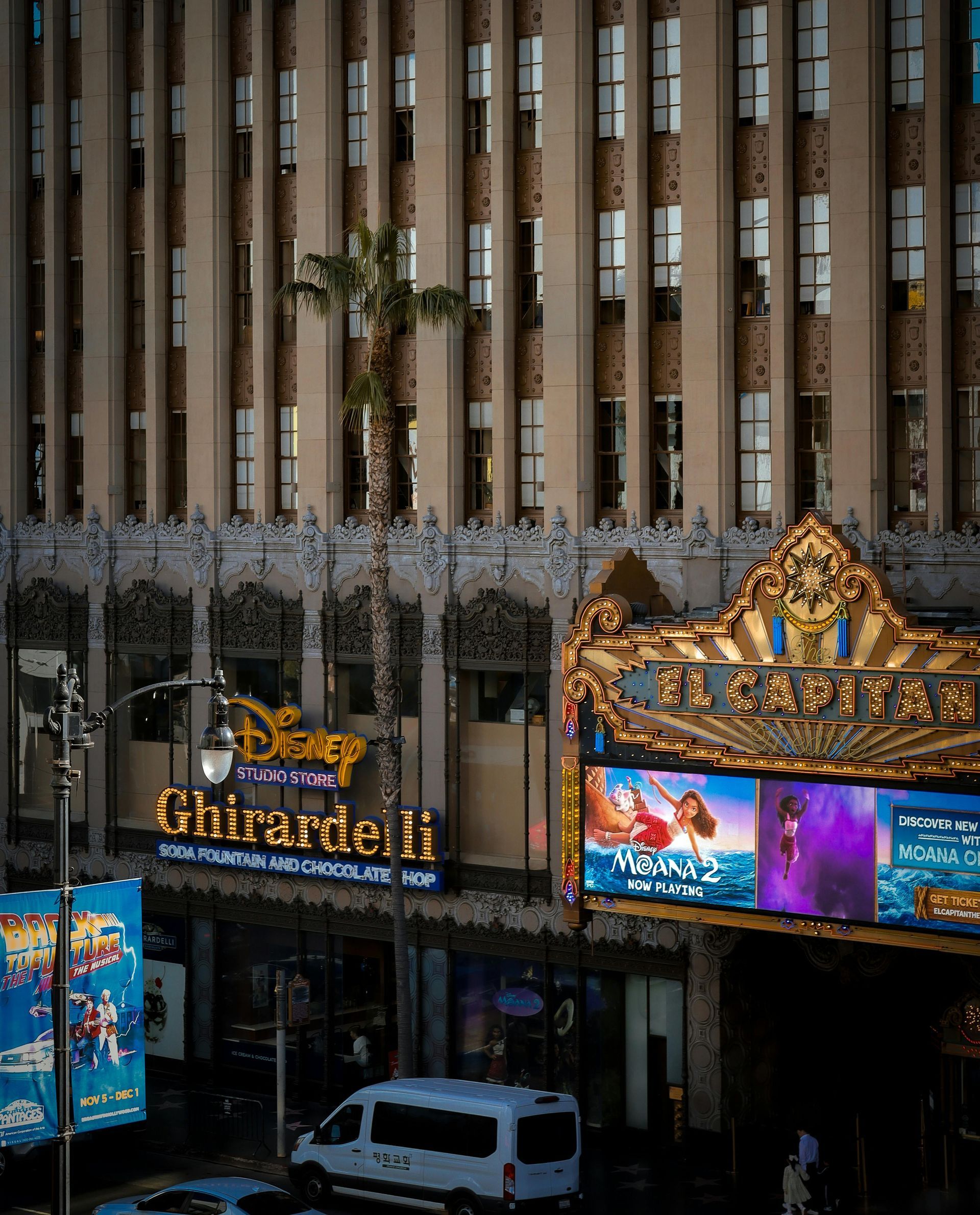 Exterior of the El Capitan Theatre with the 