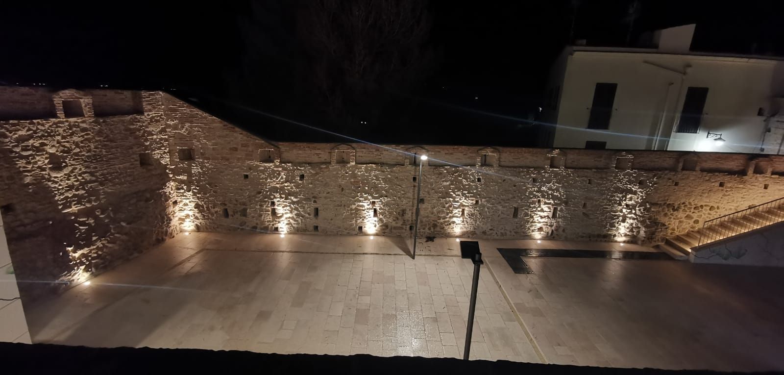 Illuminazione delle Mura Urbiche cinquecentesche