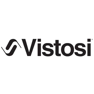 Logo di Vistosi. La parola 