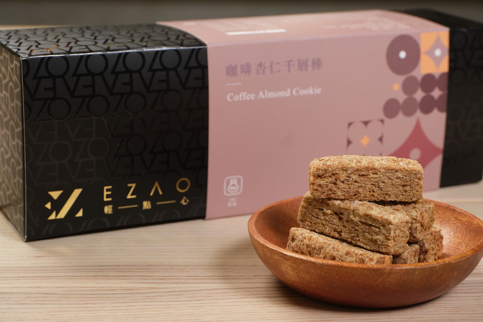 EZAO輕點心 - 咖啡杏仁千層棒