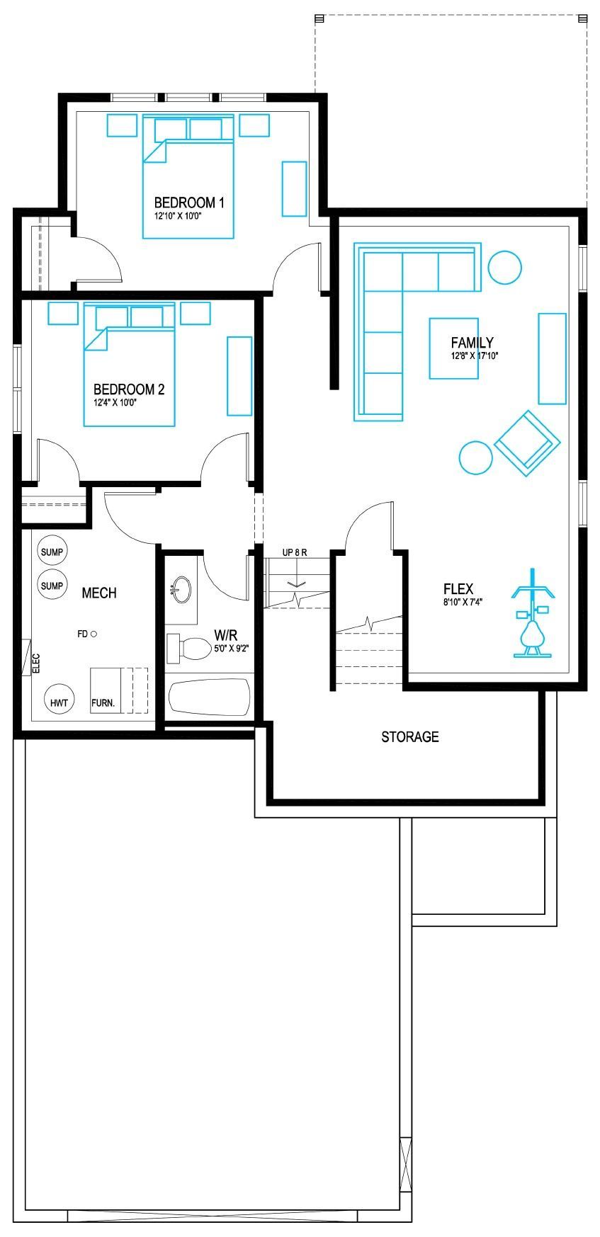 Macy Basement Floor Plan