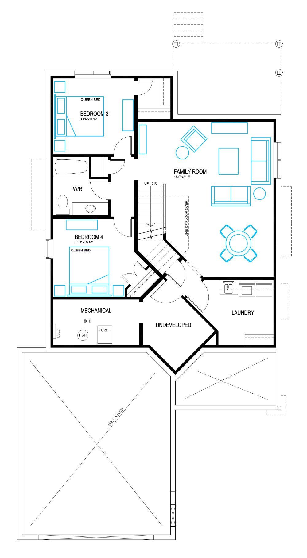 Hannah Basement Floor Plan